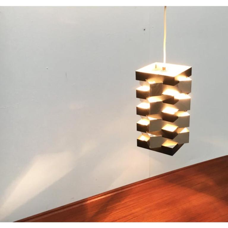 Lampada a sospensione a stella olandese di metà secolo di J.J.M. Hoogervorst per Anvia, anni '60 In condizioni buone in vendita a Hamburg, DE