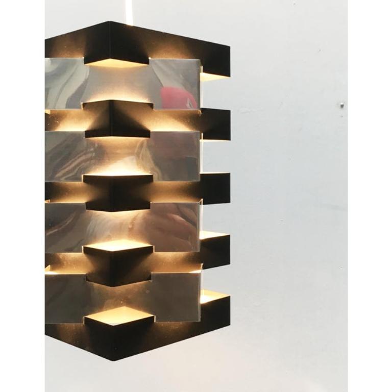 Lampada a sospensione a stella olandese di metà secolo di J.J.M. Hoogervorst per Anvia, anni '60 in vendita 1