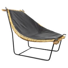 Mid Century "Duyan" lounge chair by John Risley for Ficks Reed