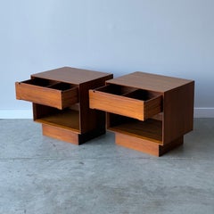 Mid-Century Dyrlund Nightstands - a Pair