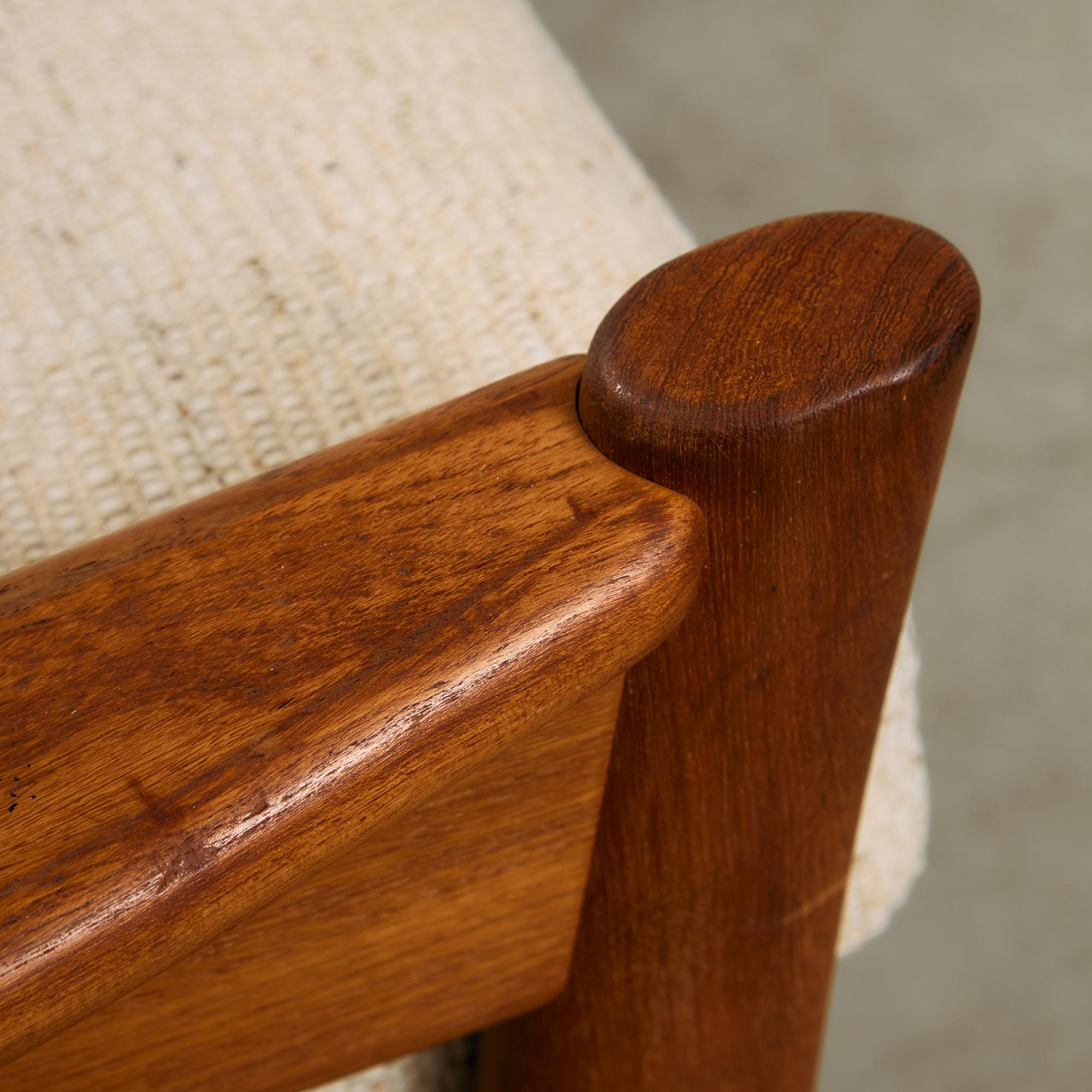 Mid-Century Dyrlund Solid Teak Three-Seater with Removable Cushions, 1959 For Sale 6