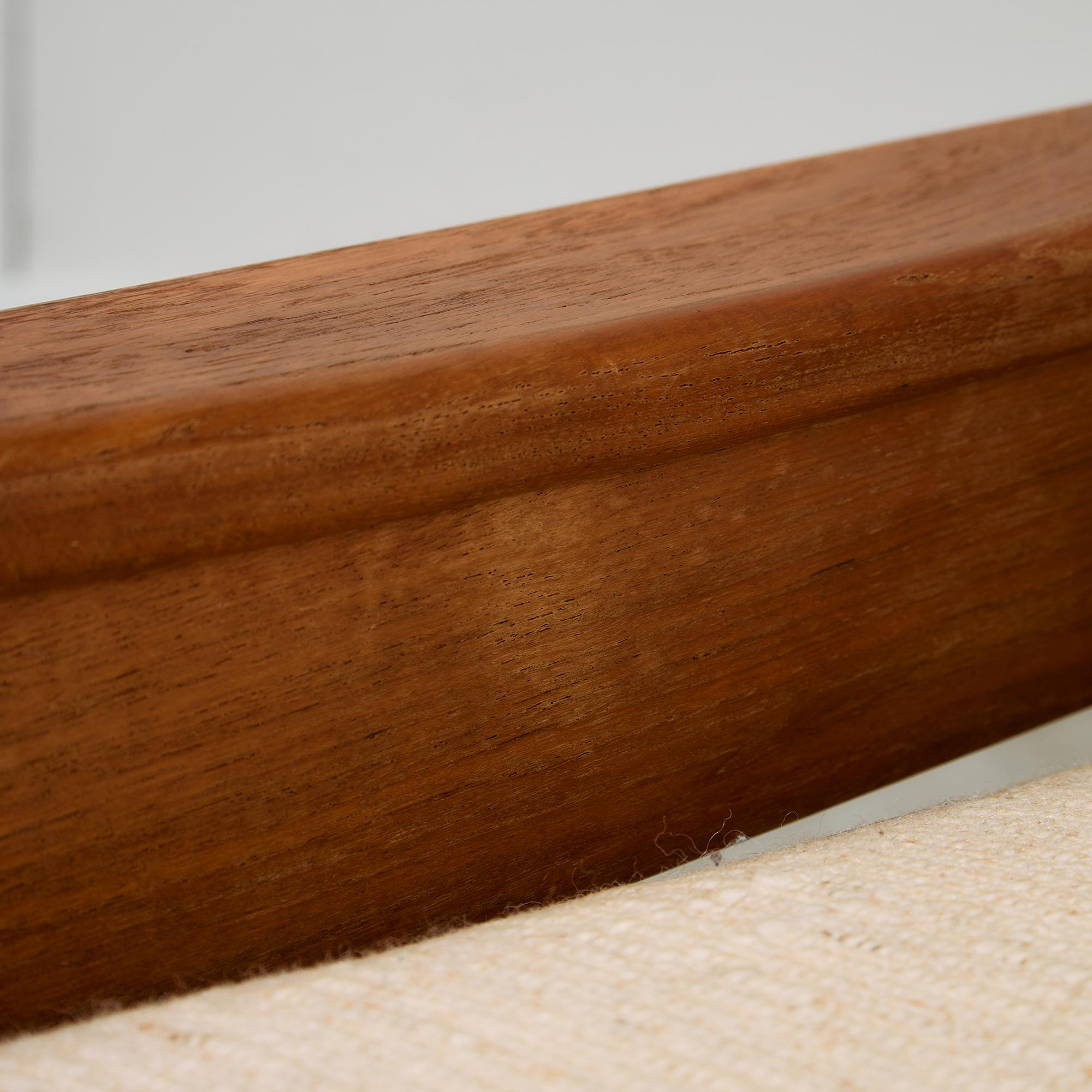 Mid-Century Dyrlund Solid Teak Three-Seater with Removable Cushions, 1959 For Sale 13