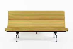 Mid Century Eames Herman Miller Sofa Compact, Alexander Girard Maharam Fabric