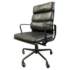 Mid-Century Eames High Back Soft Pad Chair for Herman Miller