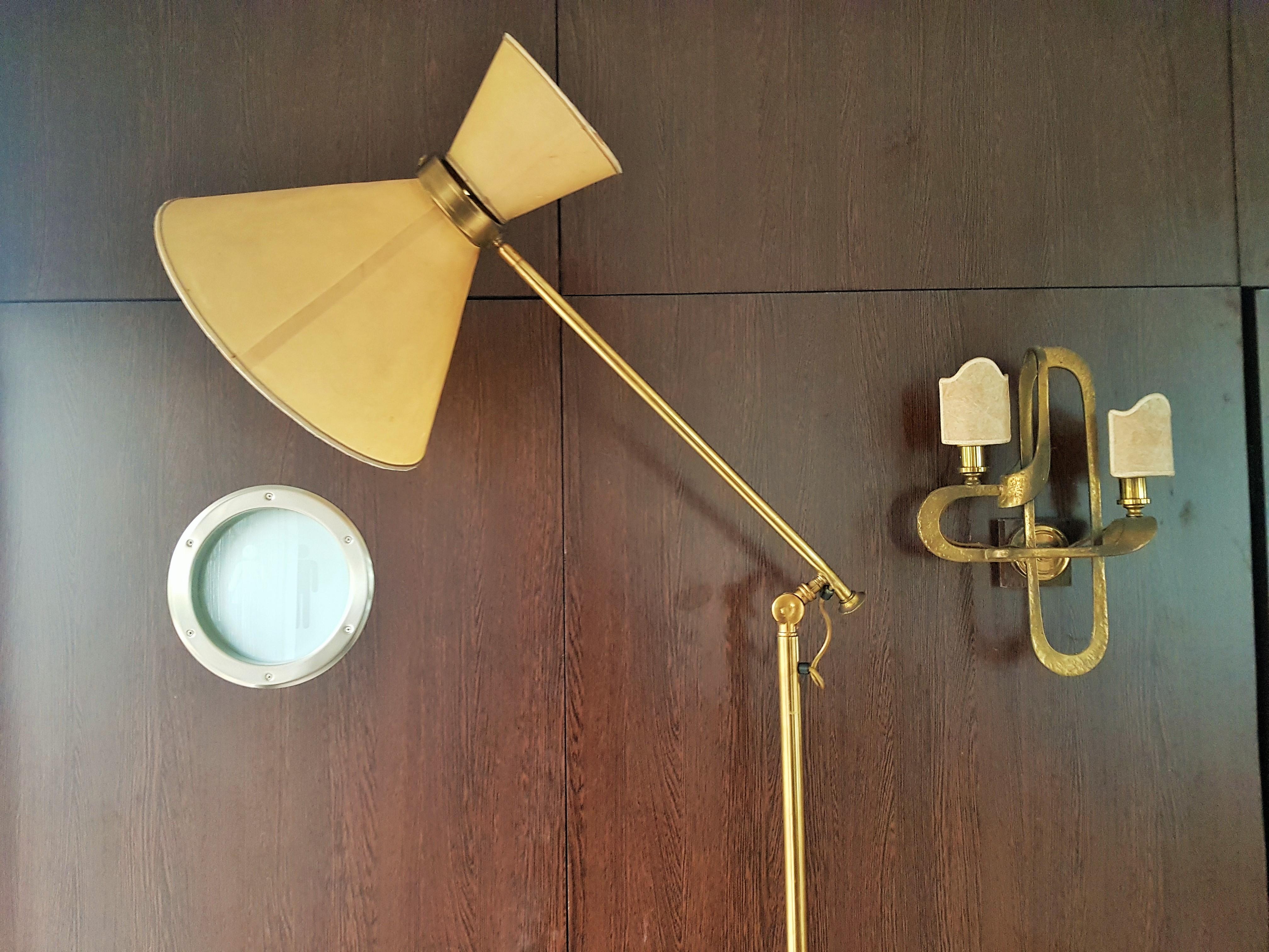 Midcentury Early 1950s Floor Lamp Diabolo, by Stablet, France For Sale 9