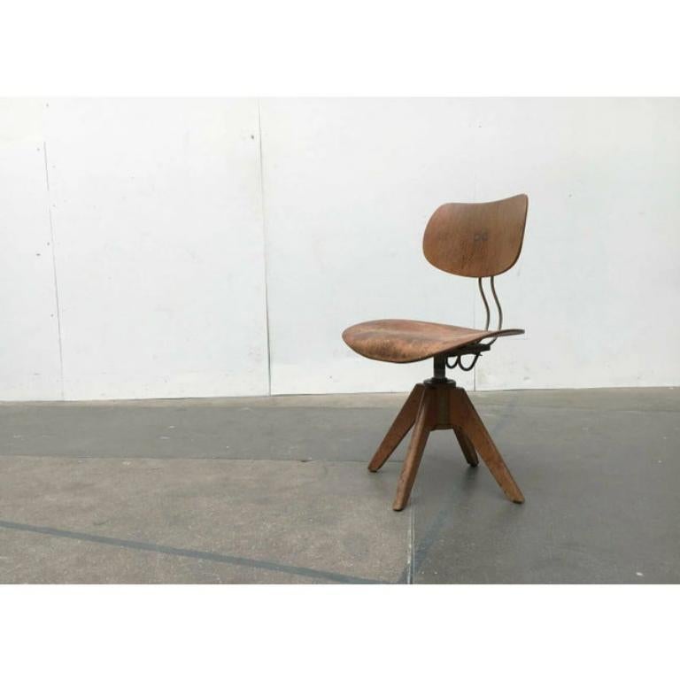 Mid-Century Early German SE 40 Swivel Chair by Egon Eiermann, 1950s For Sale 5