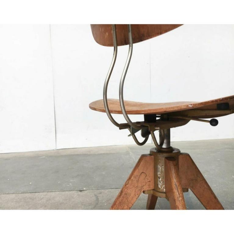 20th Century Mid-Century Early German SE 40 Swivel Chair by Egon Eiermann, 1950s For Sale