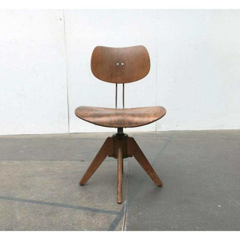 Mid-Century Early German SE 40 Swivel Chair by Egon Eiermann, 1950s For Sale 1