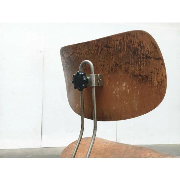 Mid-Century Early German SE 40 Swivel Chair by Egon Eiermann, 1950s For Sale 3