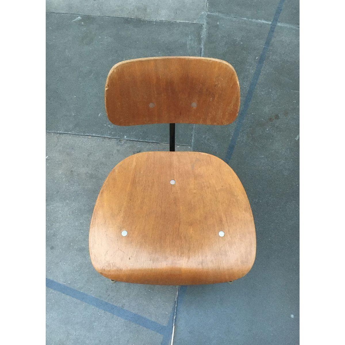 Mid-Century Modern Mid-Century Early German SE 68 Chair by Egon Eiermann for Wilde+Spieth For Sale