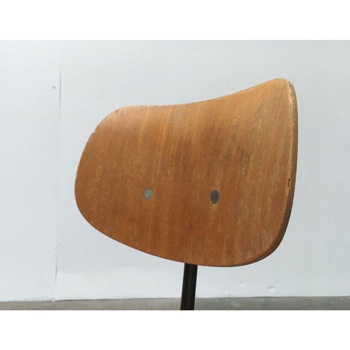 Mid-Century Early German SE 68 Chair by Egon Eiermann for Wilde+Spieth For Sale 1