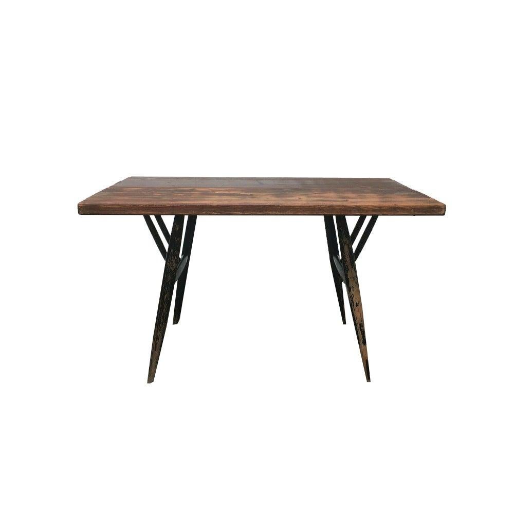 Mesa de comedor Pirkka de mediados de siglo de Ilmari Tapiovaara para Laukaan Puu, años 60