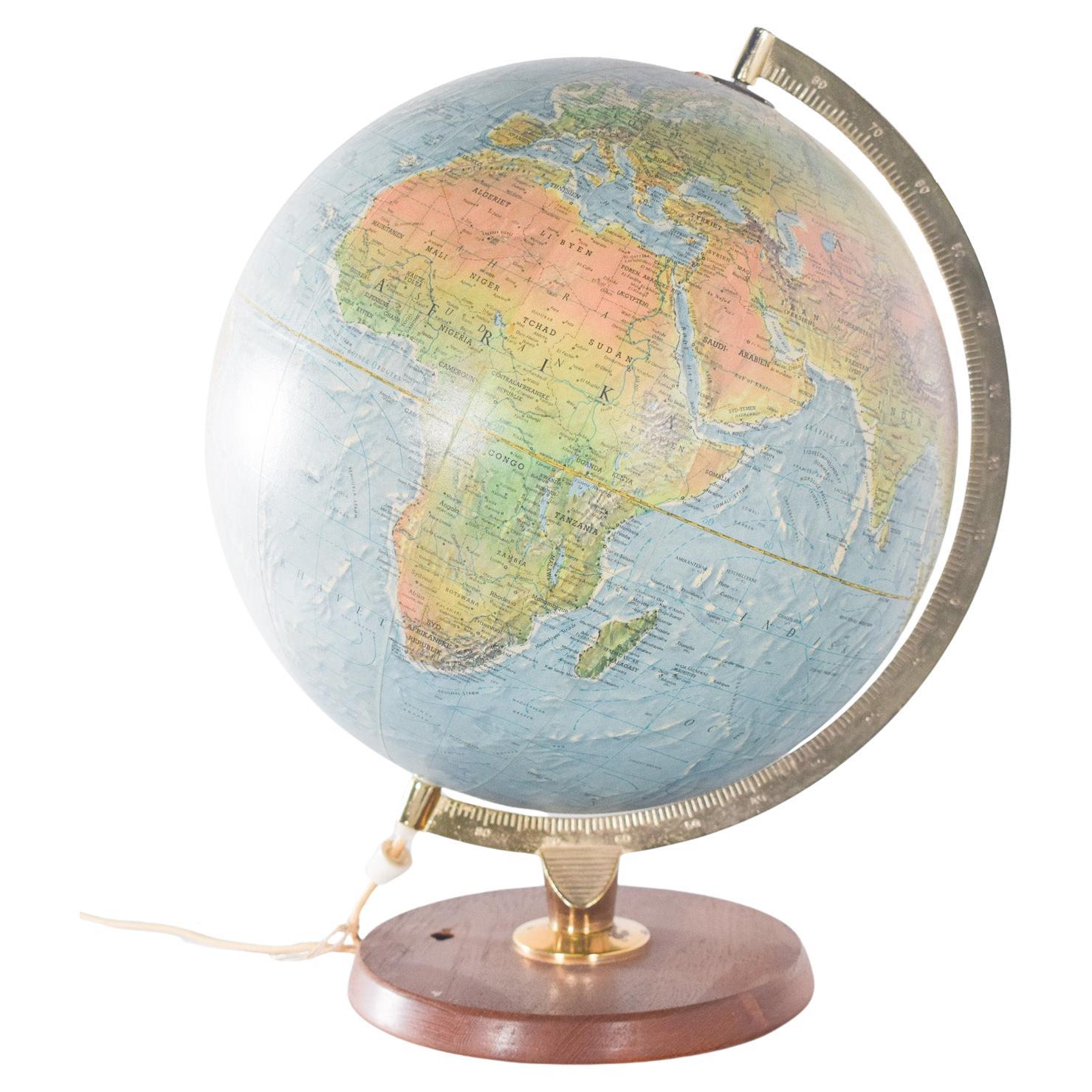 Mid-Century Earth Globe Electrified