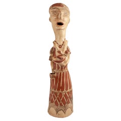 Mid-Century Earthenware Figure, San Agustin, Guerrero, Mexico