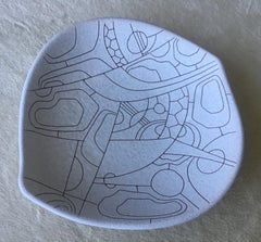 Ciotola o Vide Poche, Studio Pottery di ispirazione giapponese, metà secolo.