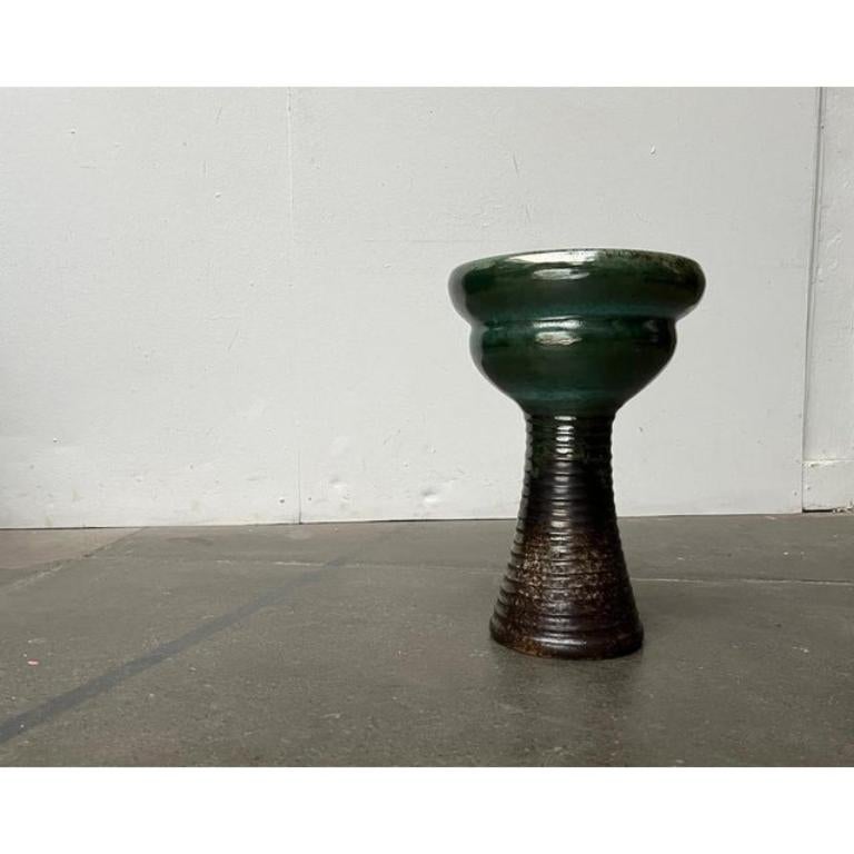 Brutalistische Studio Pottery Bodenvase aus der Mitte des Jahrhunderts, 1960er Jahre im Zustand „Hervorragend“ im Angebot in Hamburg, DE