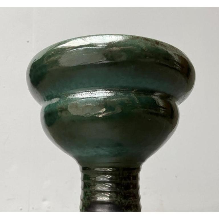 Brutalistische Studio Pottery Bodenvase aus der Mitte des Jahrhunderts, 1960er Jahre (20. Jahrhundert) im Angebot