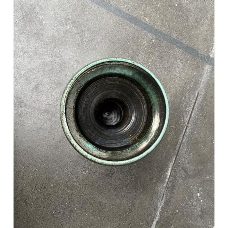 Brutalistische Studio Pottery Bodenvase aus der Mitte des Jahrhunderts, 1960er Jahre (Keramik) im Angebot