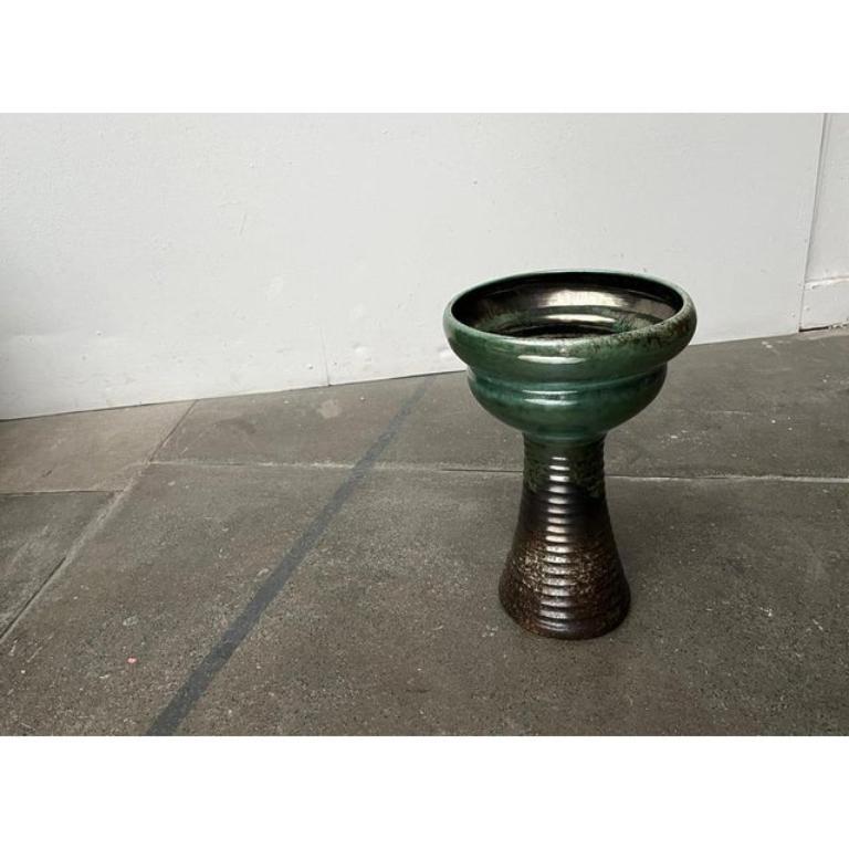 Brutalistische Studio Pottery Bodenvase aus der Mitte des Jahrhunderts, 1960er Jahre im Angebot 2