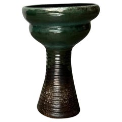 Mid-Century East German Brutalist Studio Pottery Floor Vase, 1960s