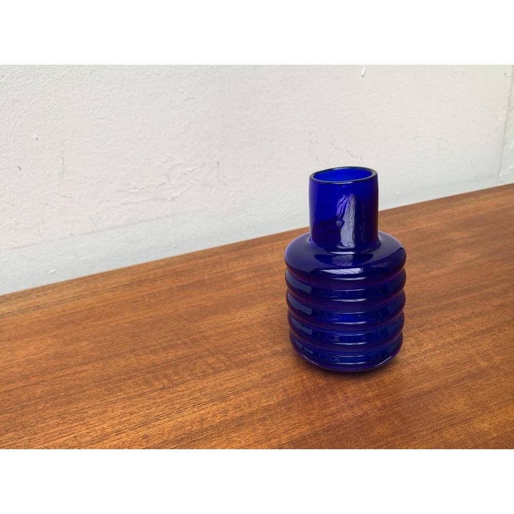 Mid-Century East German GDR Glass Vase from Veb Glaswerk Harz Derenburg, 1960s For Sale 7