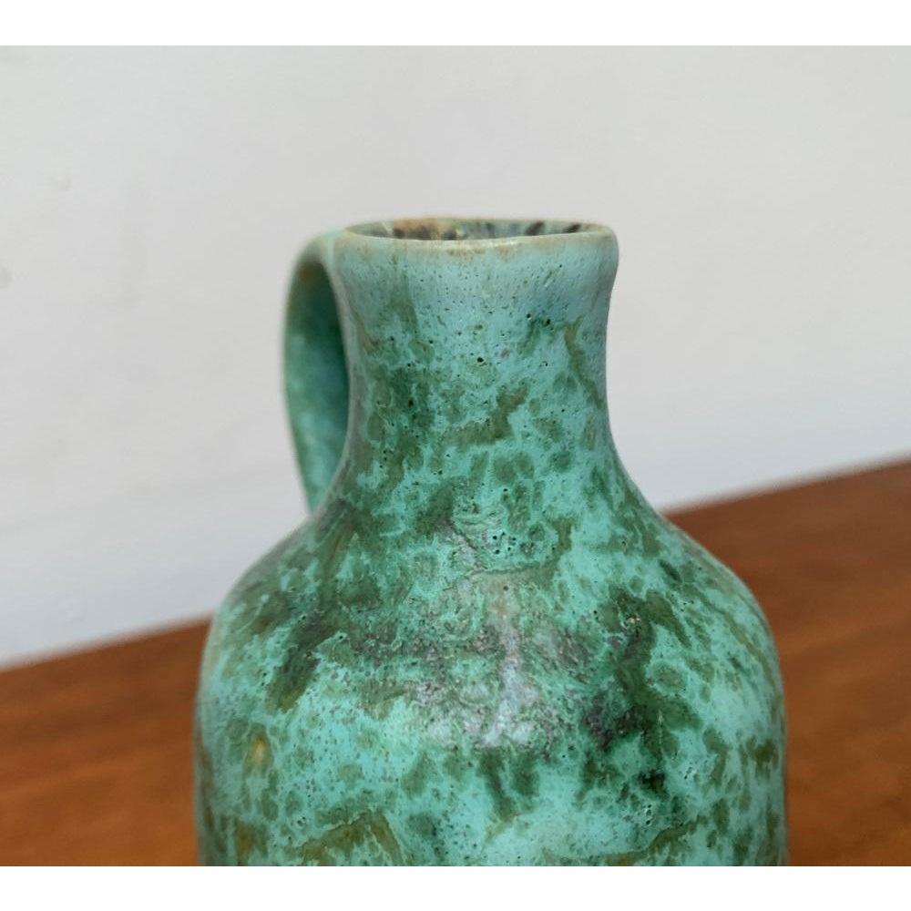Mid-Century East German GDR Minimalist Studio Pottery Carafe Vase, 1960s For Sale 4