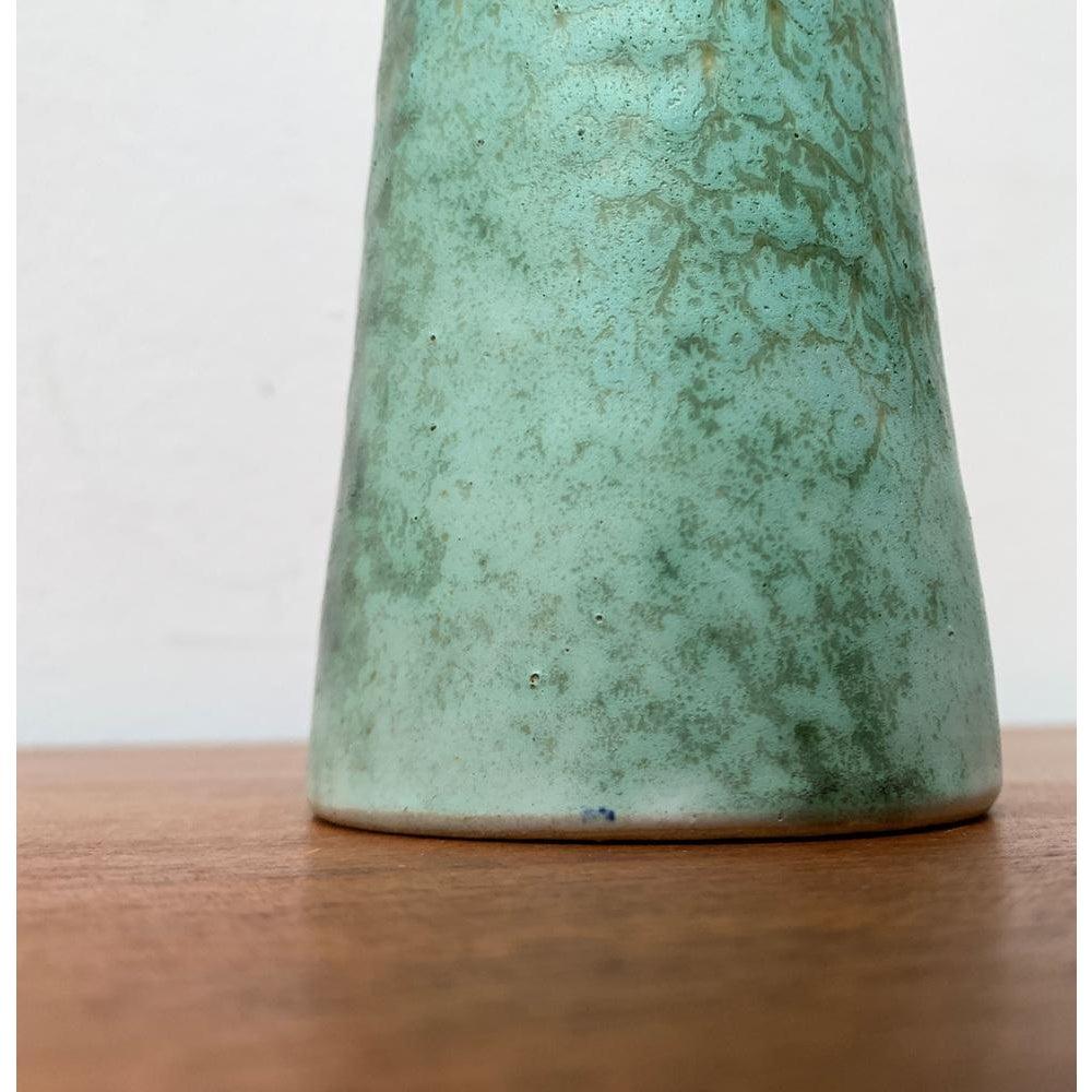 Mid-Century East German GDR Minimalist Studio Pottery Carafe Vase, 1960s For Sale 5