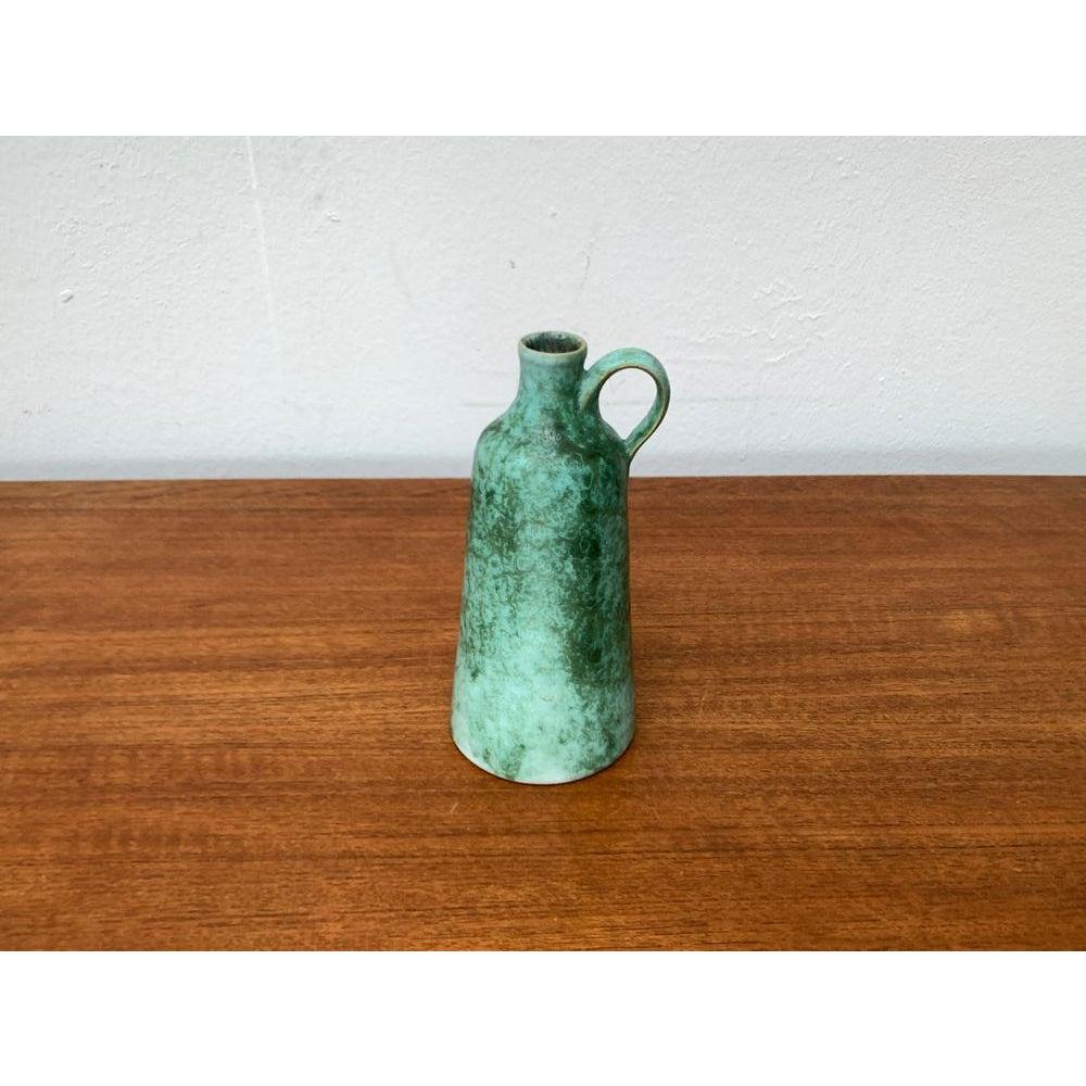 Mid-Century Modern Mid-Century East German GDR Minimalist Studio Pottery Carafe Vase, 1960s For Sale