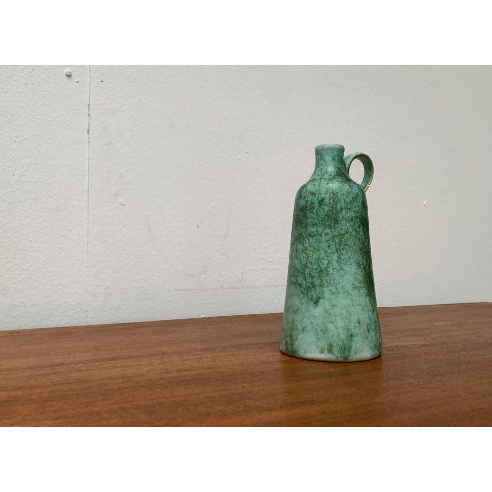 Mid-Century East German GDR Minimalist Studio Pottery Carafe Vase, 1960s In Excellent Condition For Sale In Hamburg, DE