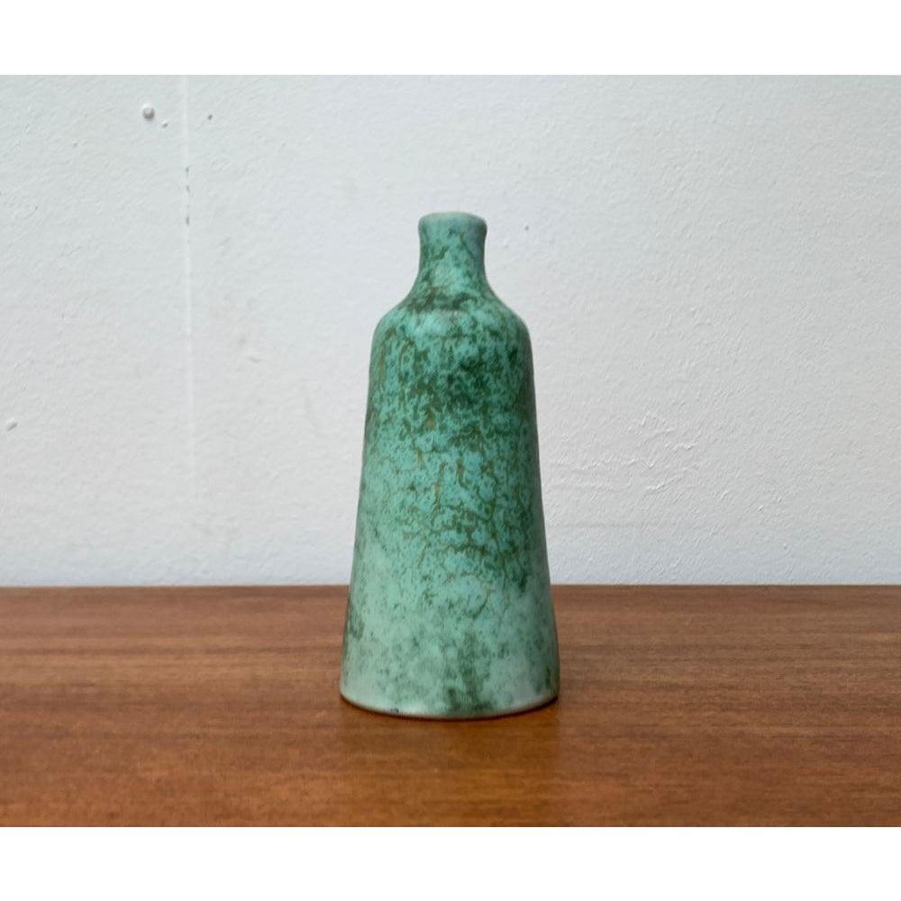 Ceramic Mid-Century East German GDR Minimalist Studio Pottery Carafe Vase, 1960s For Sale