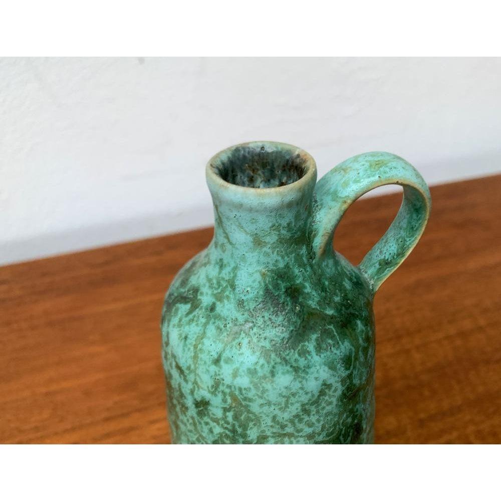 Mid-Century East German GDR Minimalist Studio Pottery Carafe Vase, 1960s For Sale 1