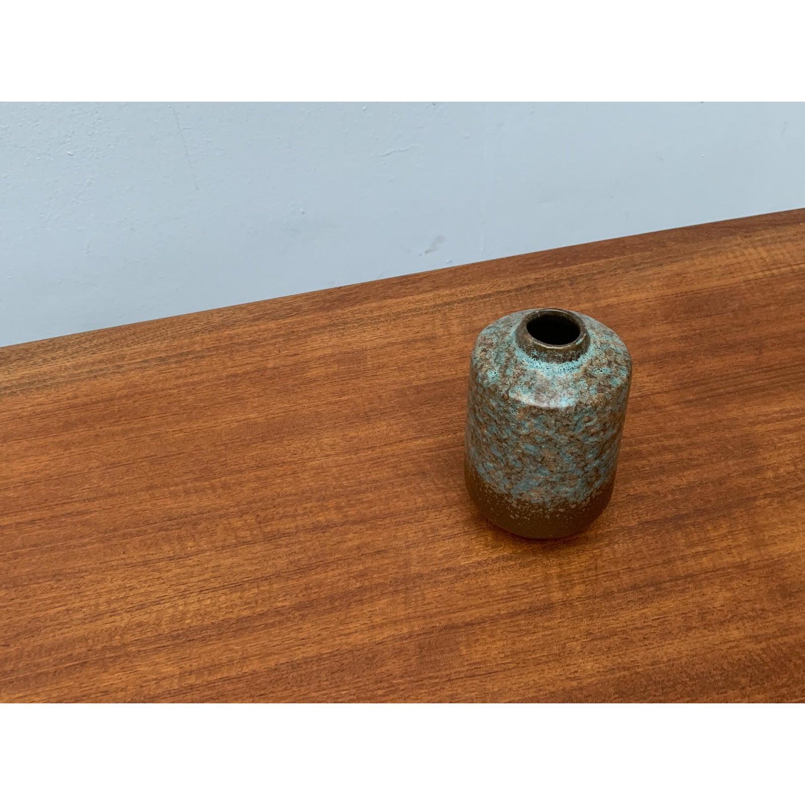 Vaso in ceramica della DDR orientale di metà secolo di Strehla Keramik, anni '60 in vendita 4