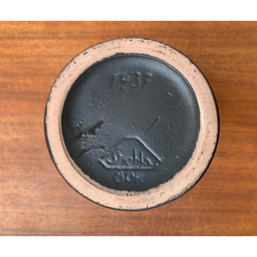 Vaso in ceramica della DDR orientale di metà secolo di Strehla Keramik, anni '60 in vendita 5
