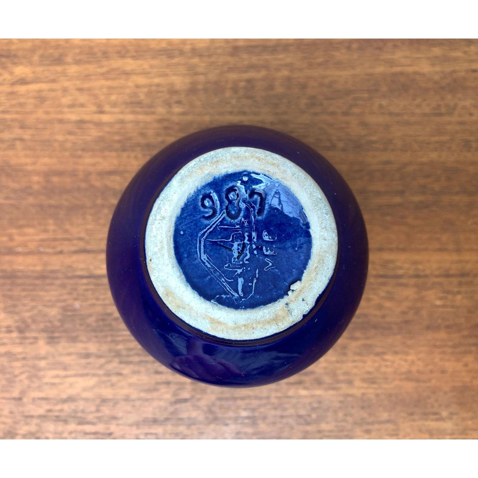 Vaso in ceramica della DDR orientale di metà secolo di Strehla Keramik, anni '60 in vendita 5