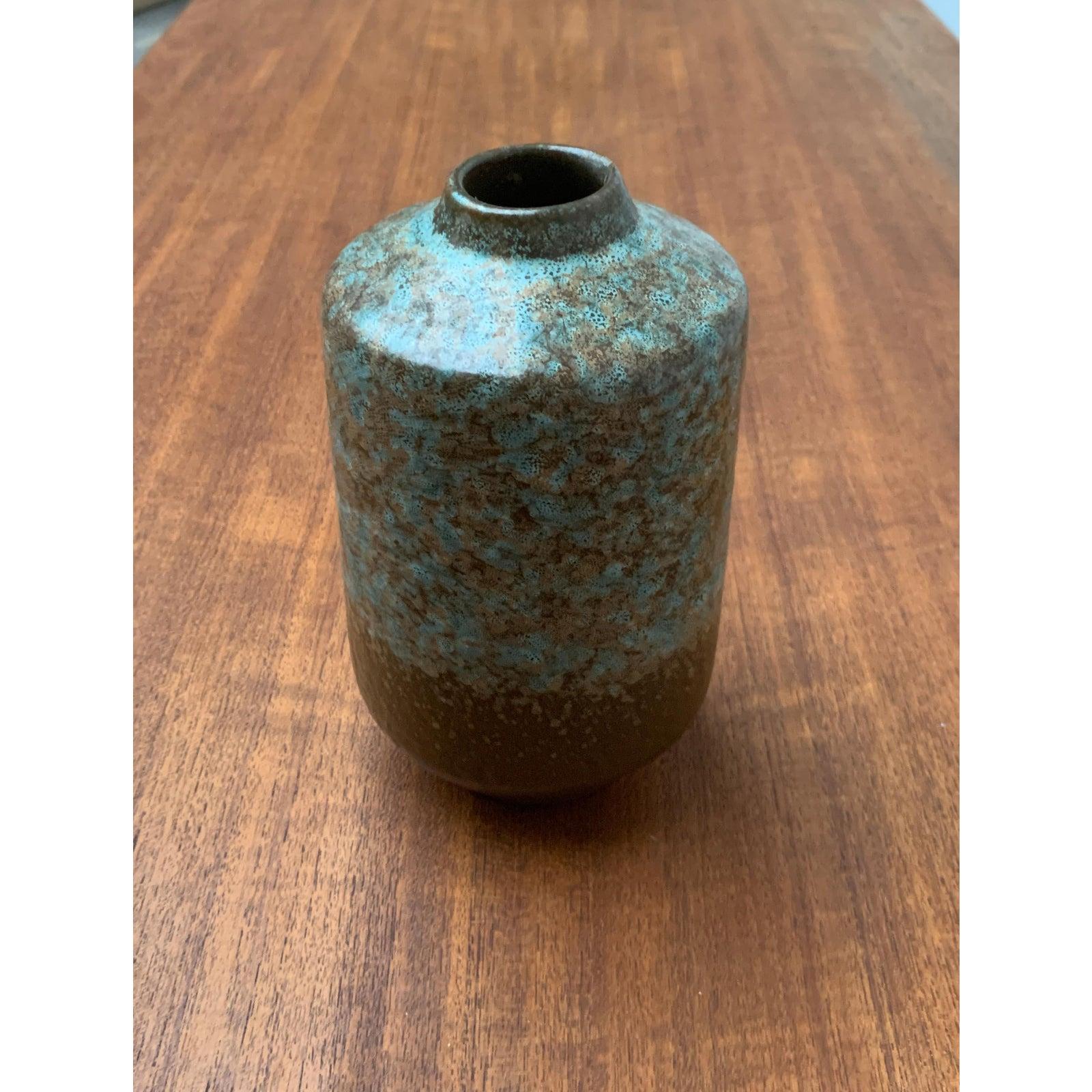 Vaso in ceramica della DDR orientale di metà secolo di Strehla Keramik, anni '60 in vendita 5