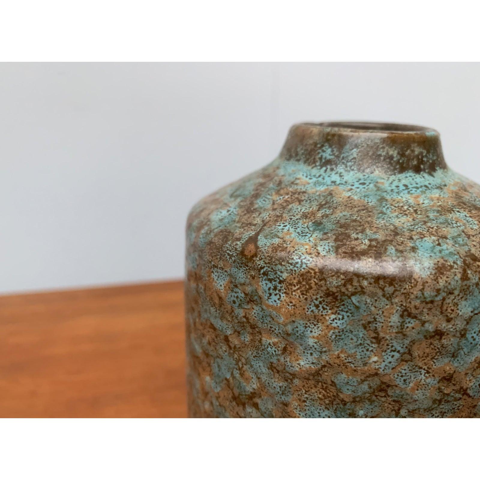 Tedesco Vaso in ceramica della DDR orientale di metà secolo di Strehla Keramik, anni '60 in vendita