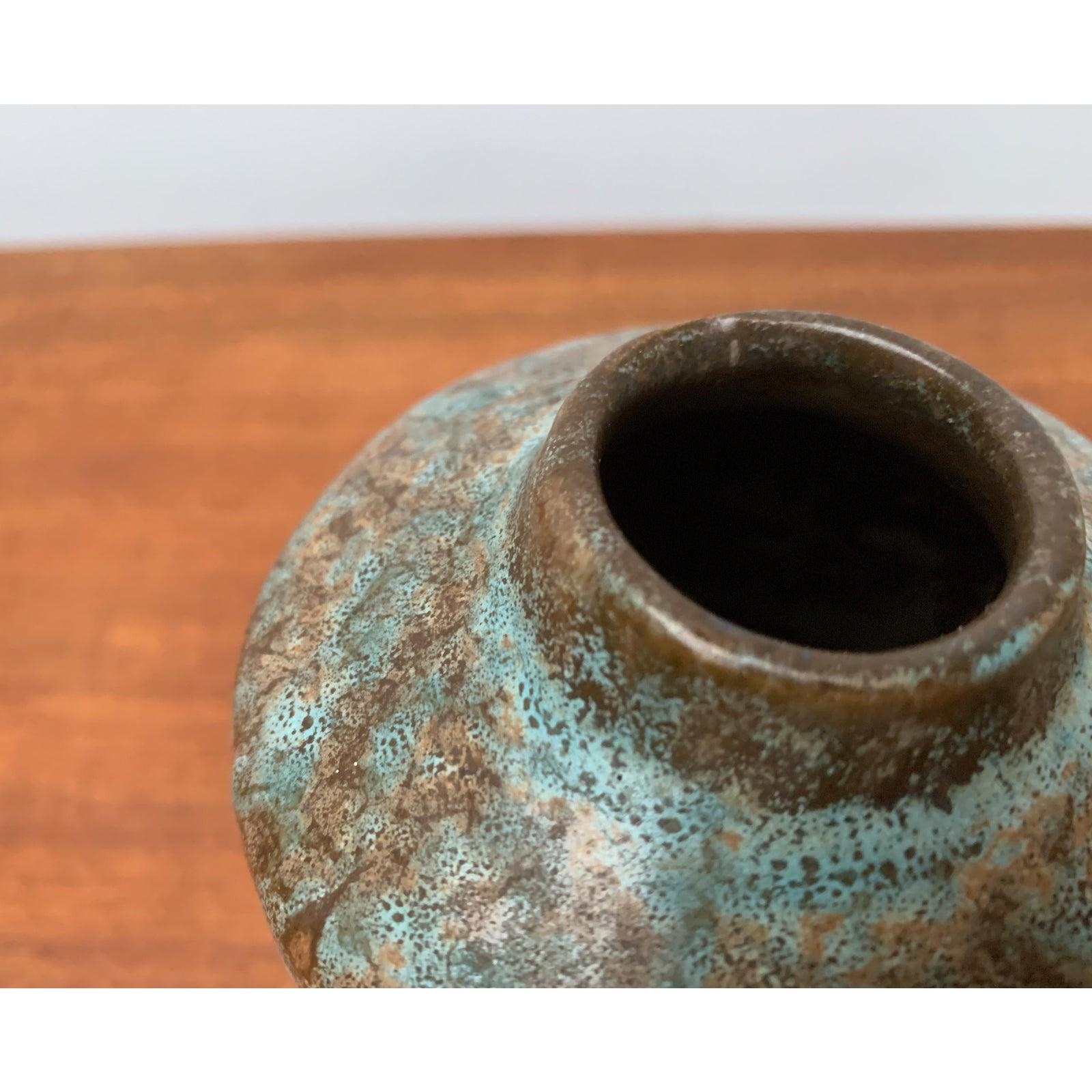 Vaso in ceramica della DDR orientale di metà secolo di Strehla Keramik, anni '60 In condizioni ottime in vendita a Hamburg, DE