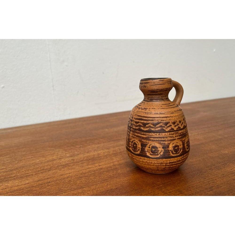 Ostasiatische GDR-Keramikvase aus Strehla Keramik aus der Mitte des Jahrhunderts, 1960er Jahre (20. Jahrhundert) im Angebot
