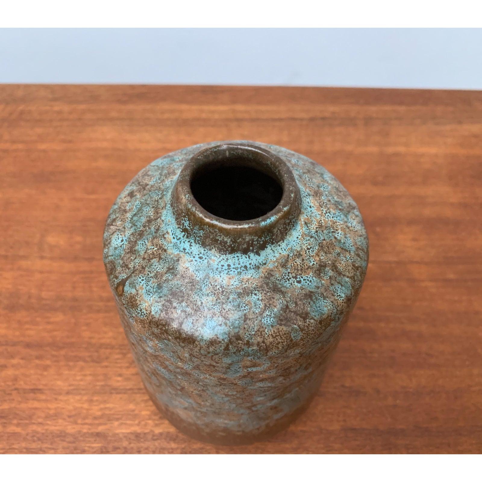 XX secolo Vaso in ceramica della DDR orientale di metà secolo di Strehla Keramik, anni '60 in vendita