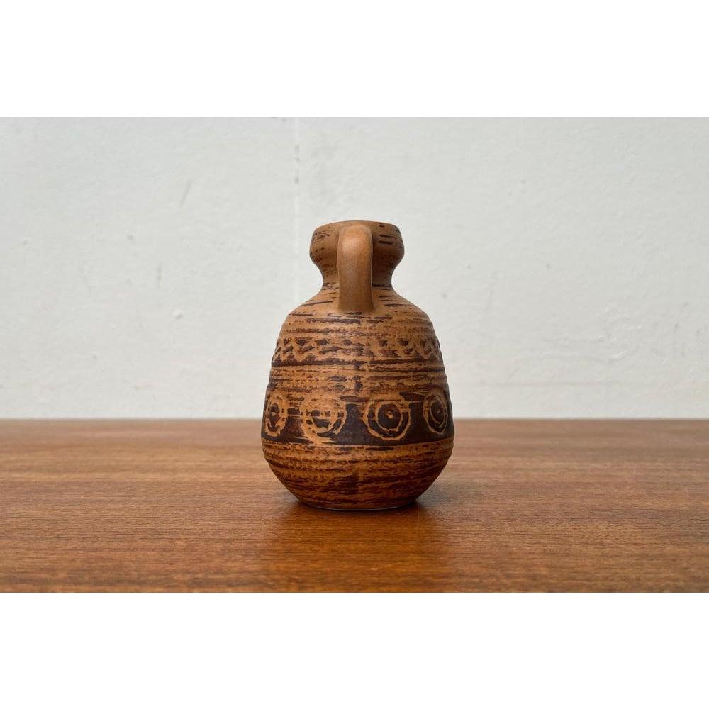 Ostasiatische GDR-Keramikvase aus Strehla Keramik aus der Mitte des Jahrhunderts, 1960er Jahre im Angebot 1