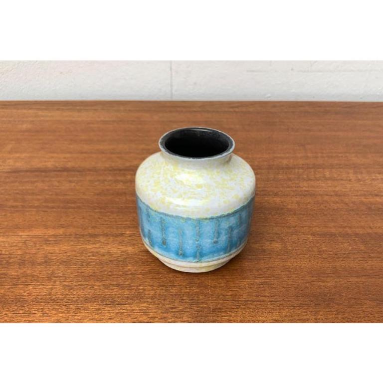Mid-Century Eastern German GDR Pottery Vase from Strehla Keramik, 1960s For Sale 1