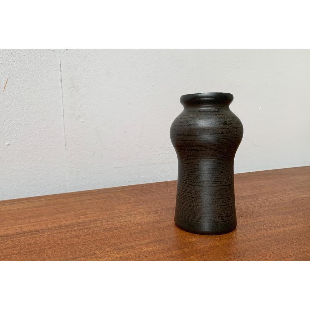 Vaso in ceramica della DDR orientale di metà secolo di Strehla Keramik, anni '60 in vendita 1