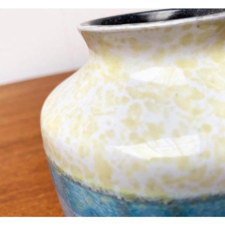 Mid-Century Eastern German GDR Pottery Vase from Strehla Keramik, 1960s For Sale 2