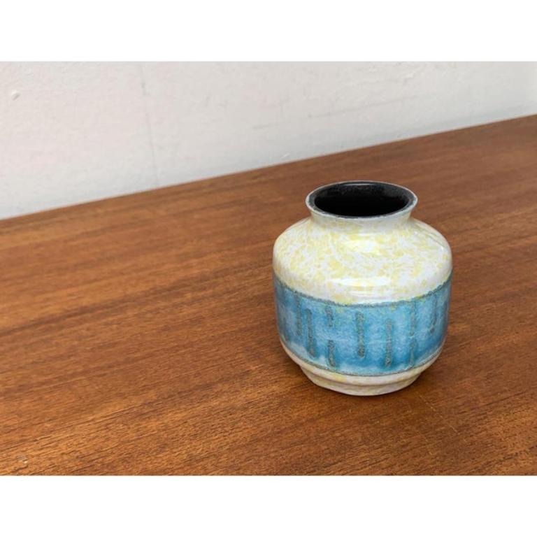 Mid-Century Eastern German GDR Pottery Vase from Strehla Keramik, 1960s For Sale 3