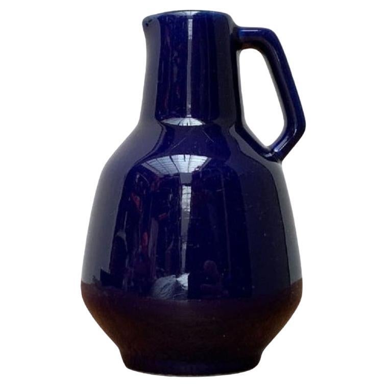 Vase en poterie GDR d'Allemagne de l'Est du milieu du siècle dernier de Strehla Keramik, années 1960