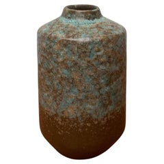 Ostasiatische GDR-Keramikvase aus Strehla Keramik aus der Mitte des Jahrhunderts, 1960er Jahre