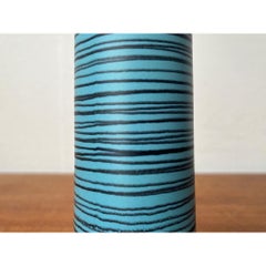 Ostasiatische GDR-Keramikvase aus Strehla Keramik aus der Mitte des Jahrhunderts