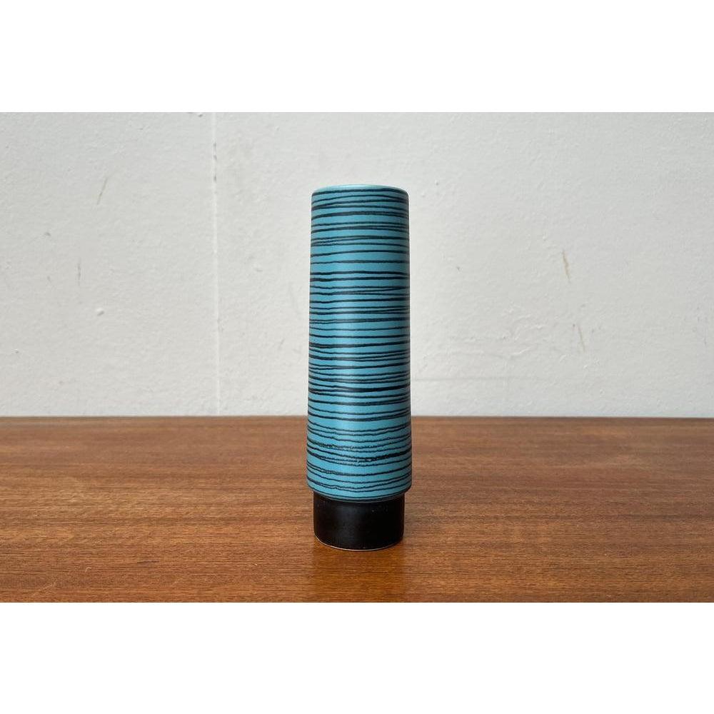 Mid-Century moderno Vaso in ceramica della DDR orientale di metà secolo di Strehla Keramik in vendita