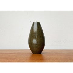 Ostdeutsche GDR-Keramikvase aus der Mitte des Jahrhunderts von VEB Coswig Keramik, 1960er Jahre