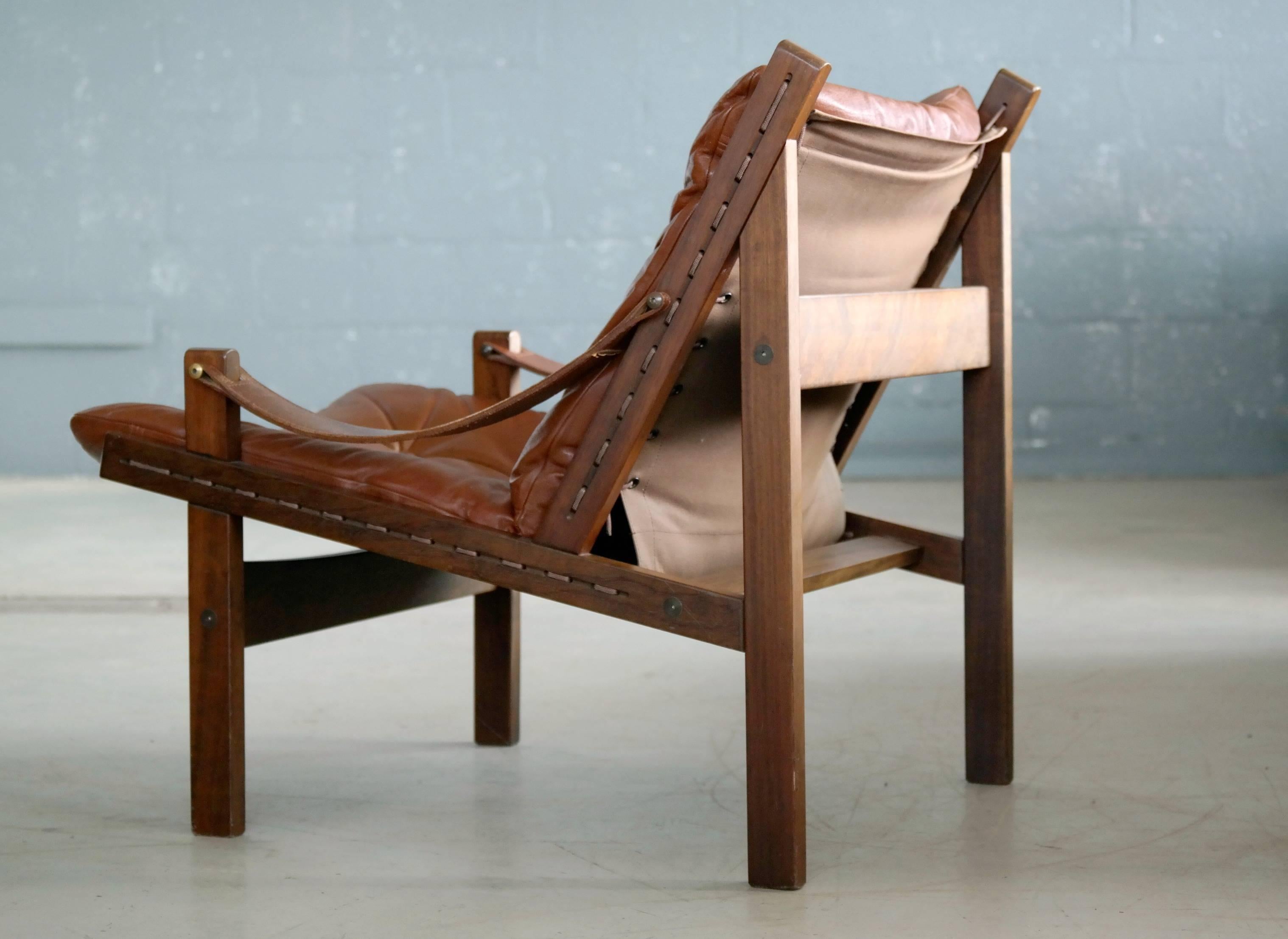 Mid-20th Century Midcentury Easy Chair Model Hunter by Torbjørn Afdal for Bruksbo, Norway